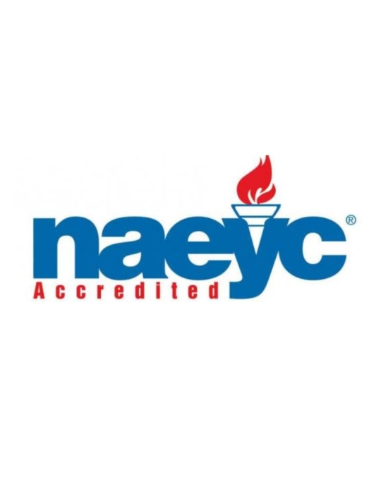 A logo that says "naeyc Accredited" 